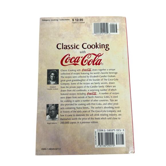 Classic Cooking With Coca-Cola Paperback Cookbook 1998 Paperback ￼ - Picture 2 of 5